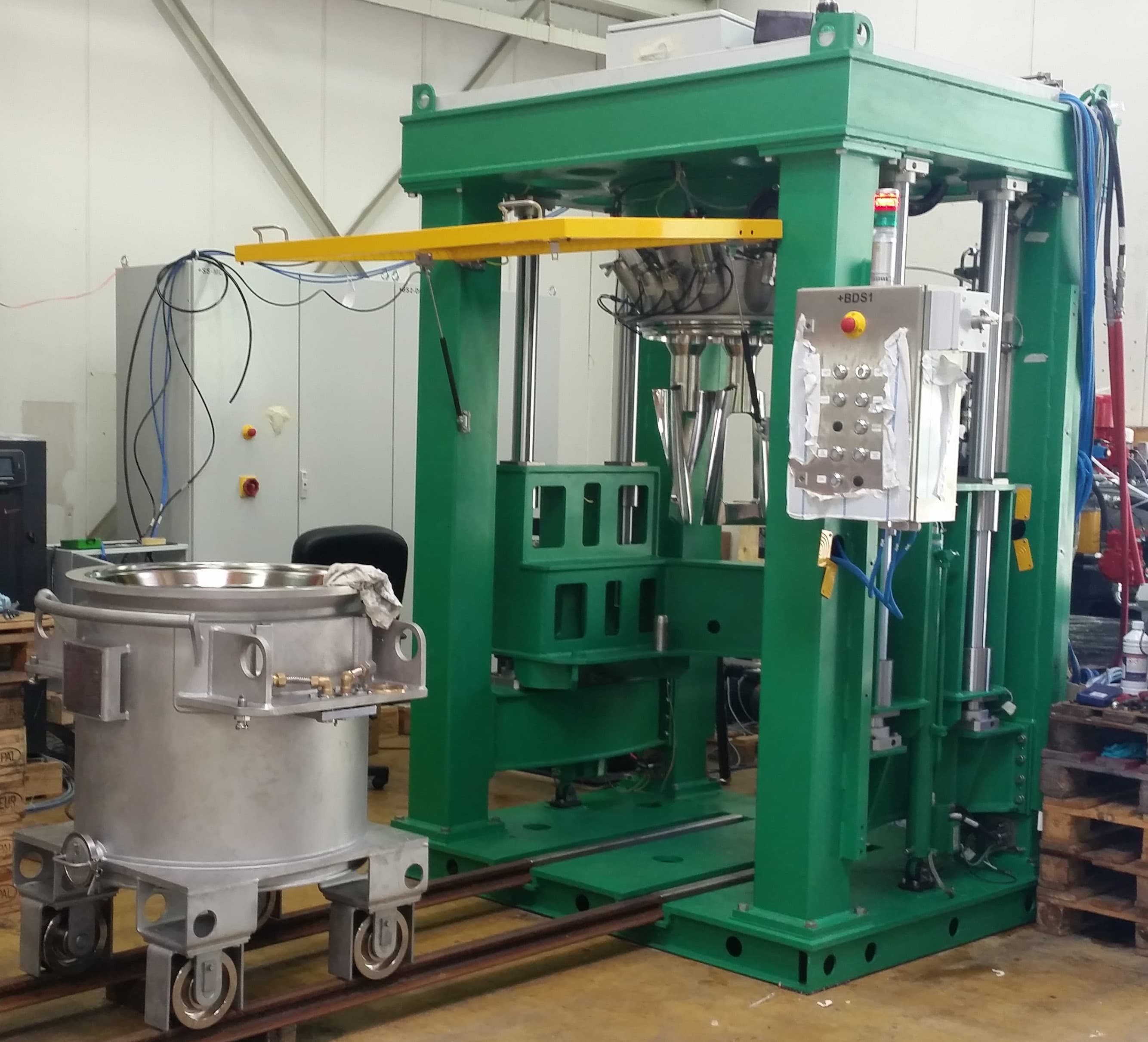 Kneader cooling section