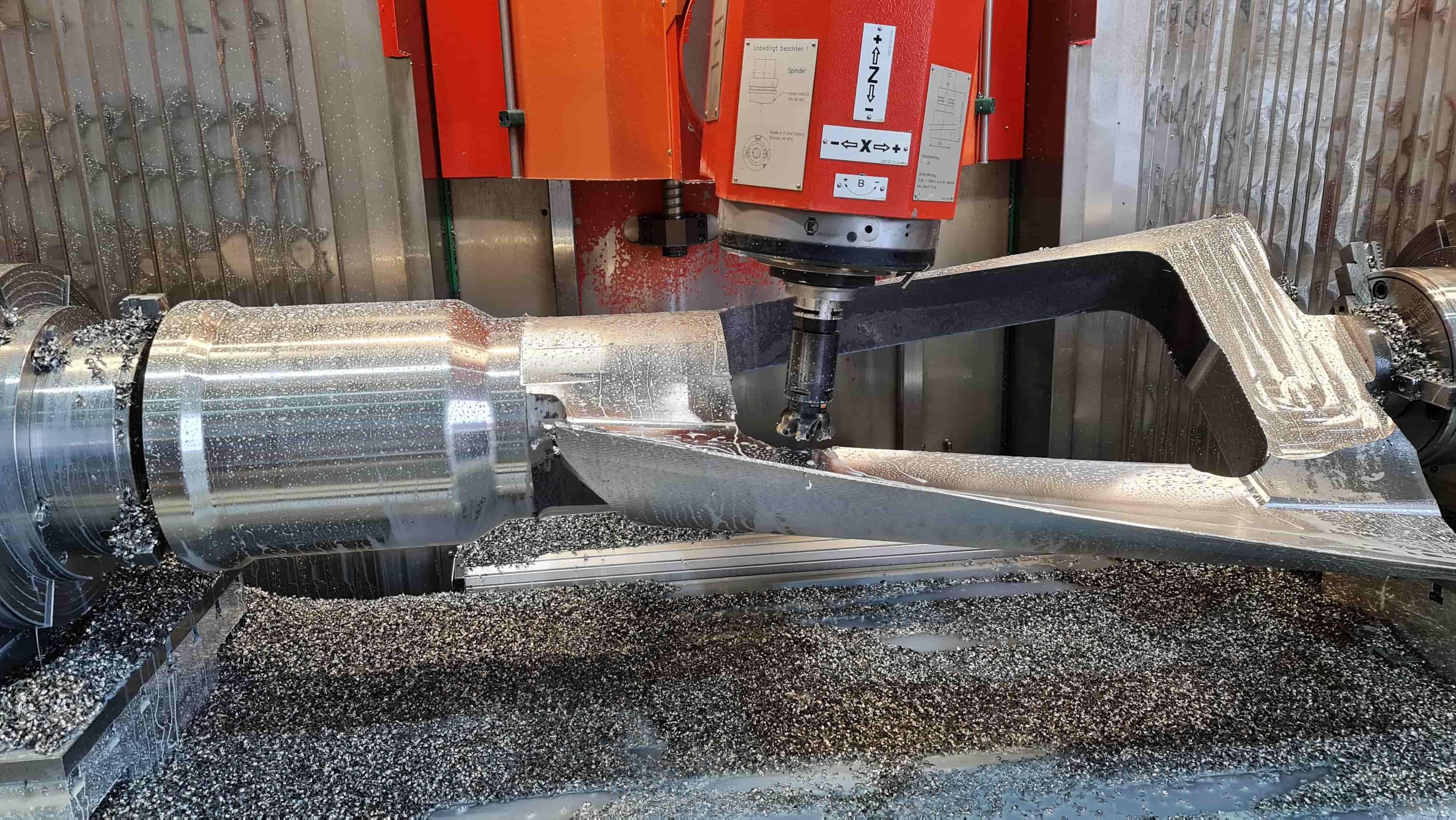 Kneader during commissioning